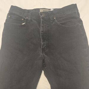 Wrangler Men's Dark Gray Relaxed Jeans